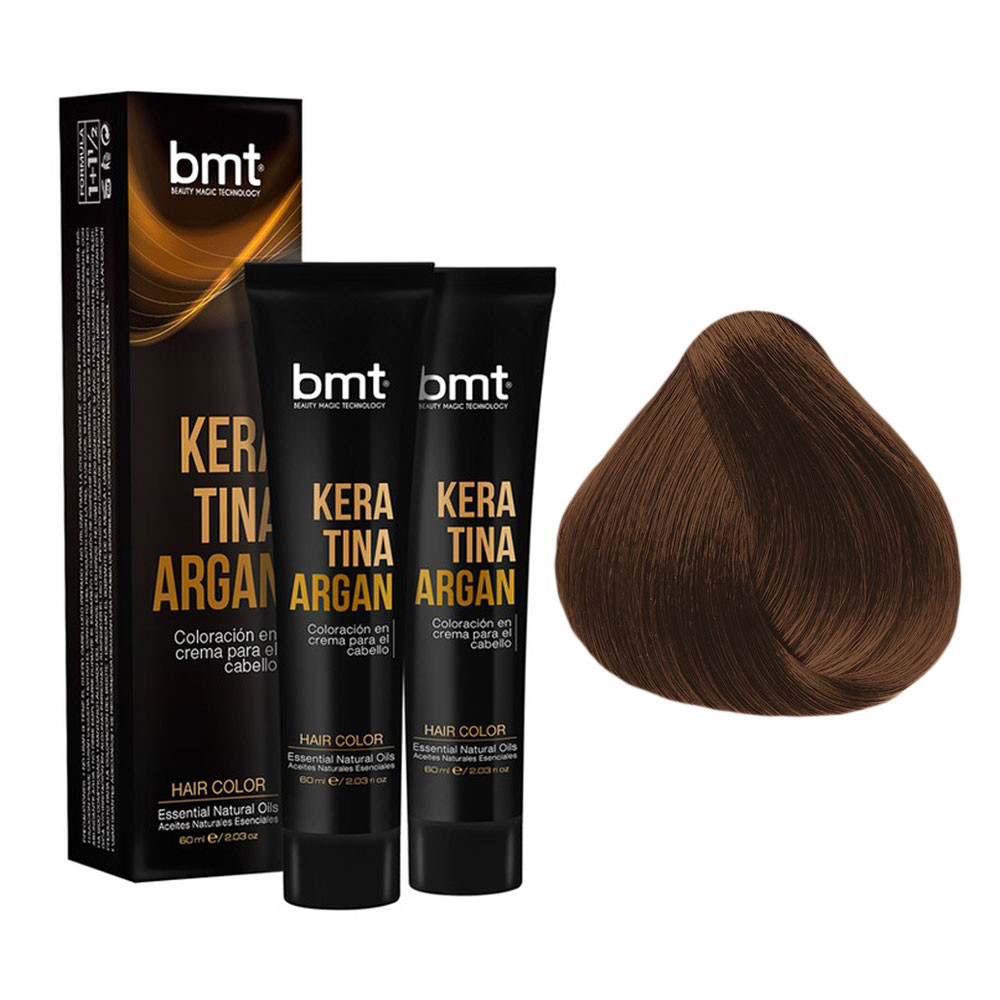 BMT TINTE KERATINA ARGAN 
RUBIO OSCURO CHOCOLATE 6.35