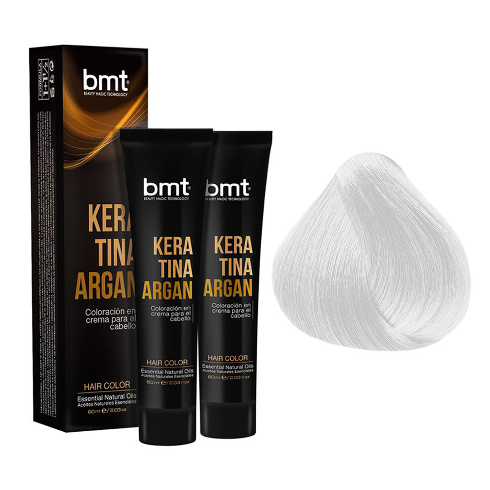 BMT TINTE KERATINA ARGAN 
SUPER ACLARANTE