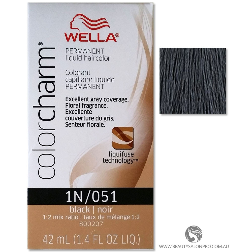 TINTE WELLA COLOR CHARM LIQUID BLACK #1N/051