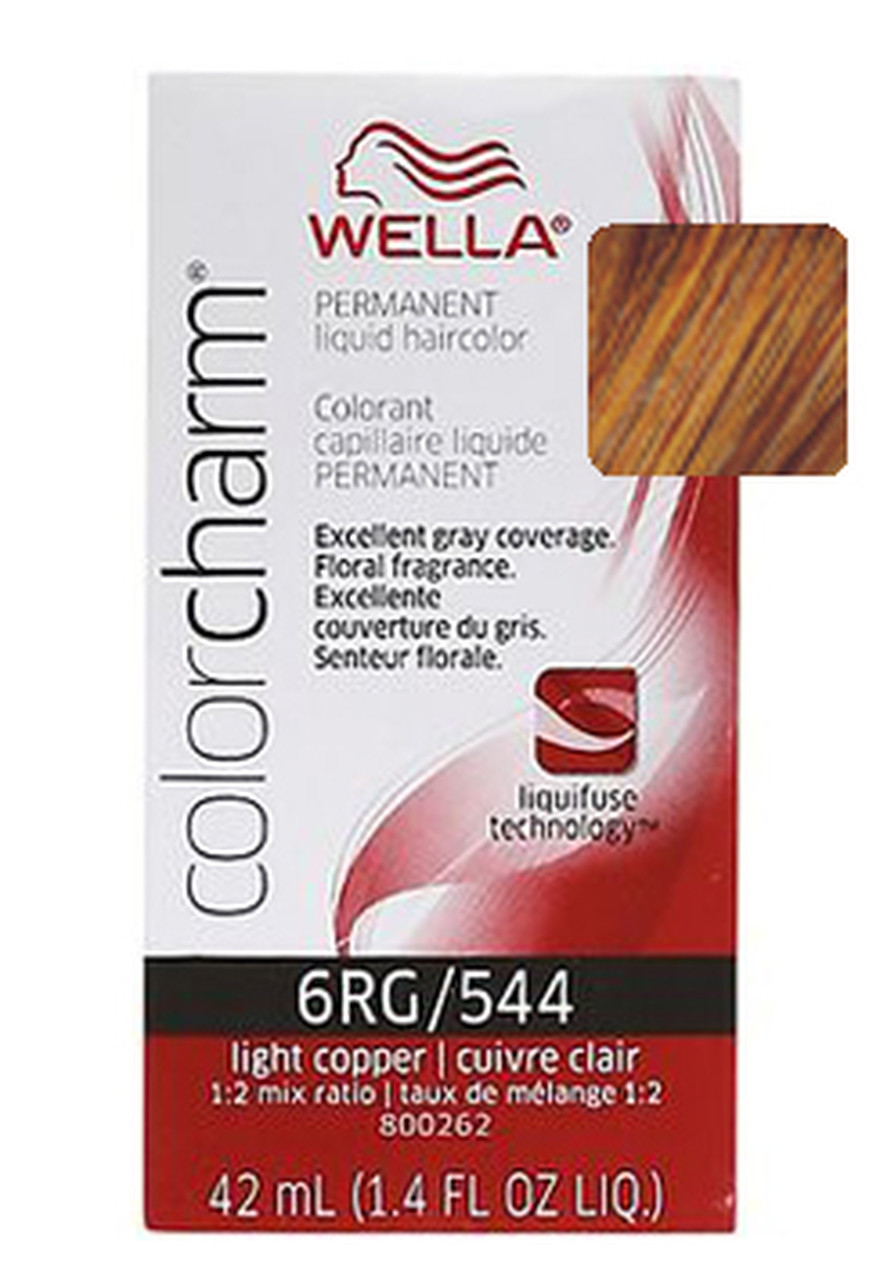 TINTE WELLA COLOR CHARM LIQUID #W6RG/544 LIGHT COPPER