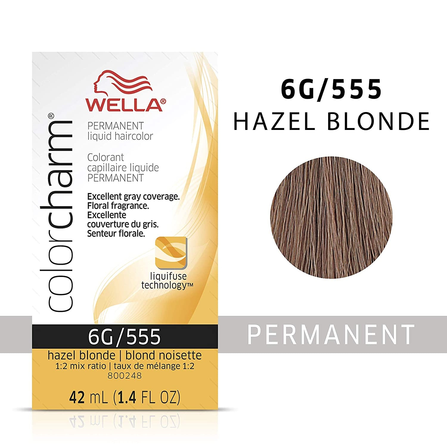 TINTE WELLA COLOR CHARM LIQUID HAZEL BLONDE #W6G/555