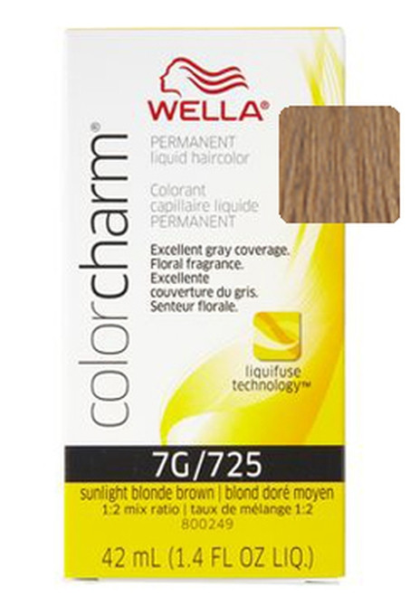 TINTE WELLA COLOR CHARM LIQUID SUNLIGHT BLONDE BROWN #W7G/725