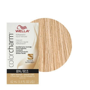 TINTE WELLA COLOR CHARM LIQUID LIGHT BLONDE #W8N/811