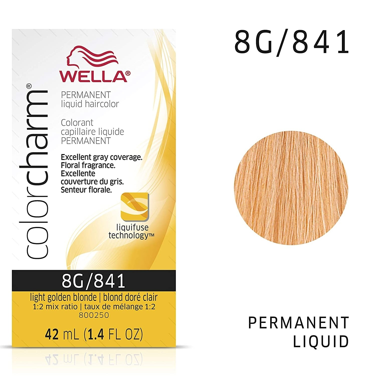 TINTE WELLA COLOR CHARM LIQUID LIGHT GOLDEN BLONDE #W8G/841