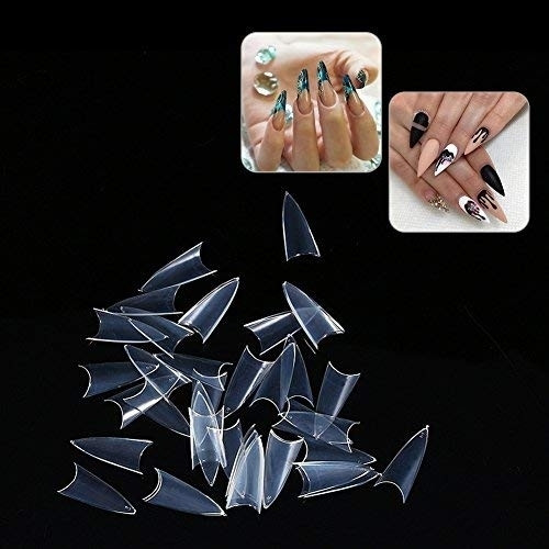 UÑAS CLEAR CUSPIDAL TIP P/500