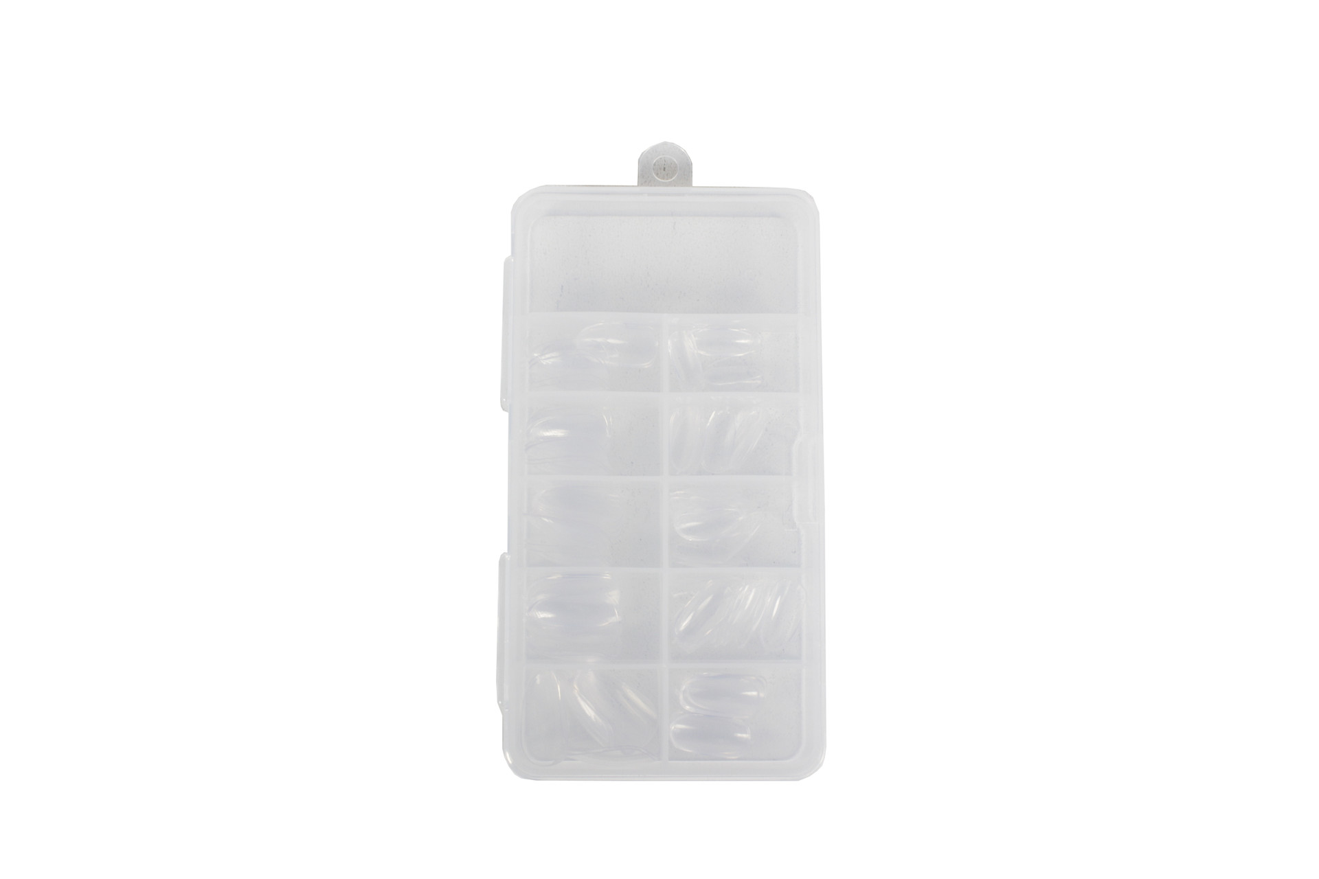 UÑAS CLEAR OVAL TIP P/100