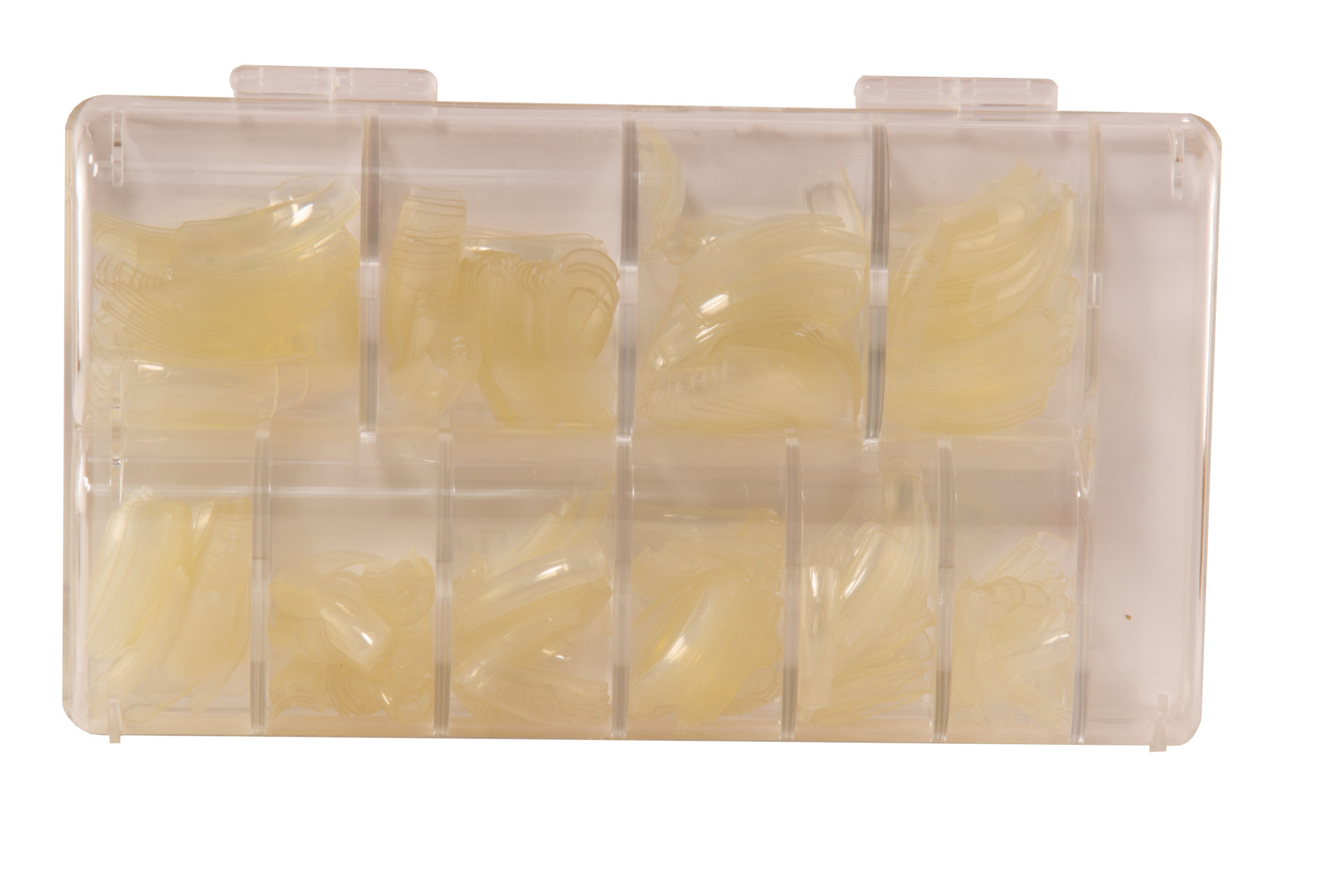 UÑAS PRO CLEAR SQUARE PS-8 BOX/500 SIZE 1-10
