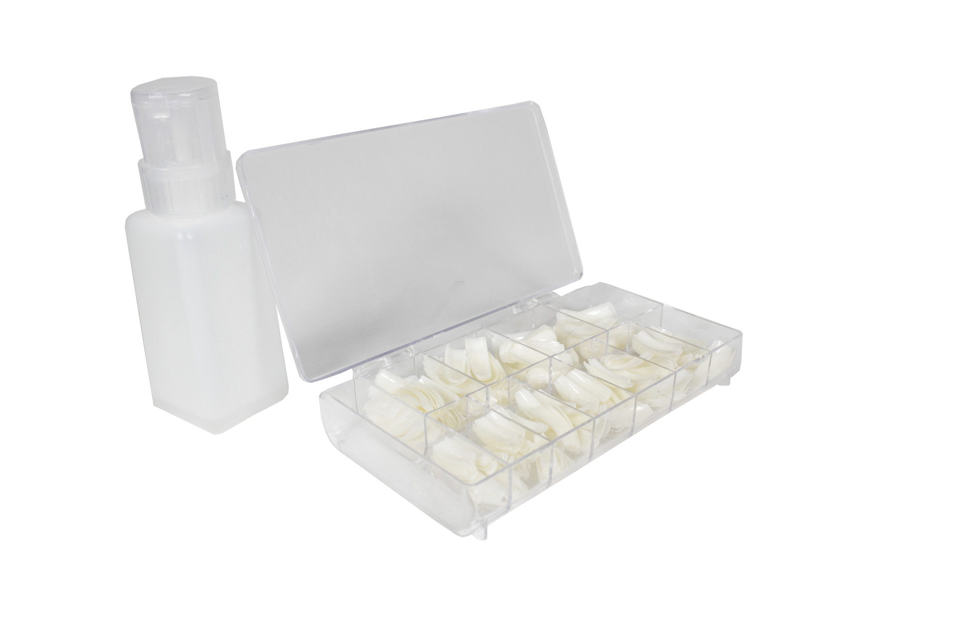UÑAS PRO REGULAR SQUARE PS-8 BOX 500 SIZE 1-10