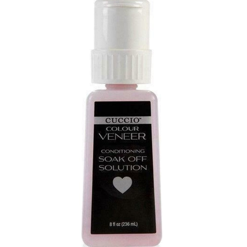 CUCCIO COLOR VENEER CONDITIONING SOAK OFF SOLUTION 8 OZ