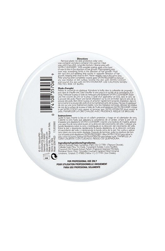 SATIN SMOOTH GOLDEN QUARTZ WAX FOR HAIR REMOVAL SOFT WAX 14 OZ