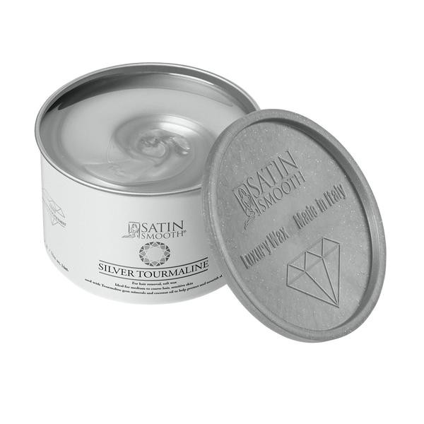 SATIN SMOOTH PEBBLES WAX SILVER TOURMALINE THIN FILM FLEX WAX 23 OZ