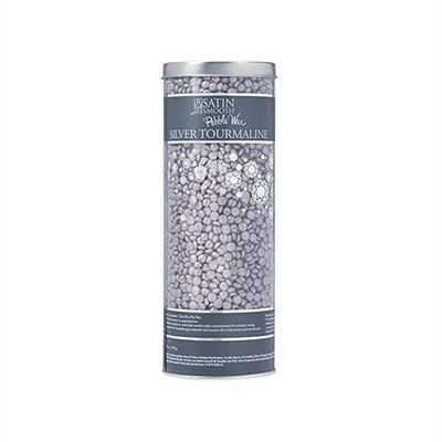 SATIN SMOOTH PEBBLES WAX SILVER TOURMALINE THIN FILM FLEX WAX 23 OZ