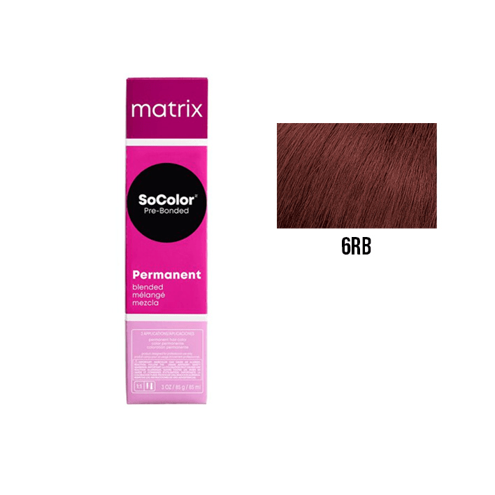 SOCOLOR BLENDED COLLECTION COLORACIÓN PERMANENTE EN CREMA 6RB