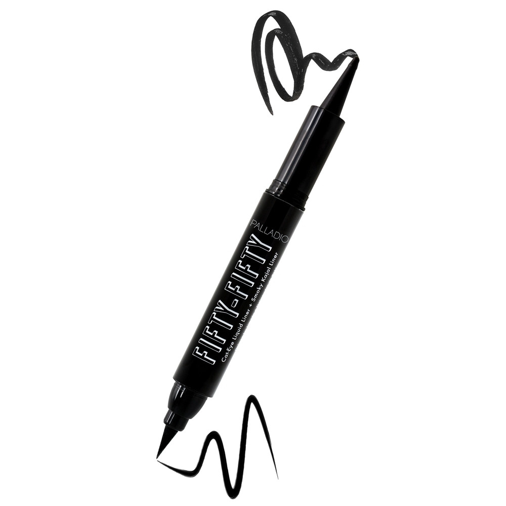 FIFTY-FIFTY CAT EYE LIQUID LINER + SMOKY KAJAL LINER .085 FL OZ