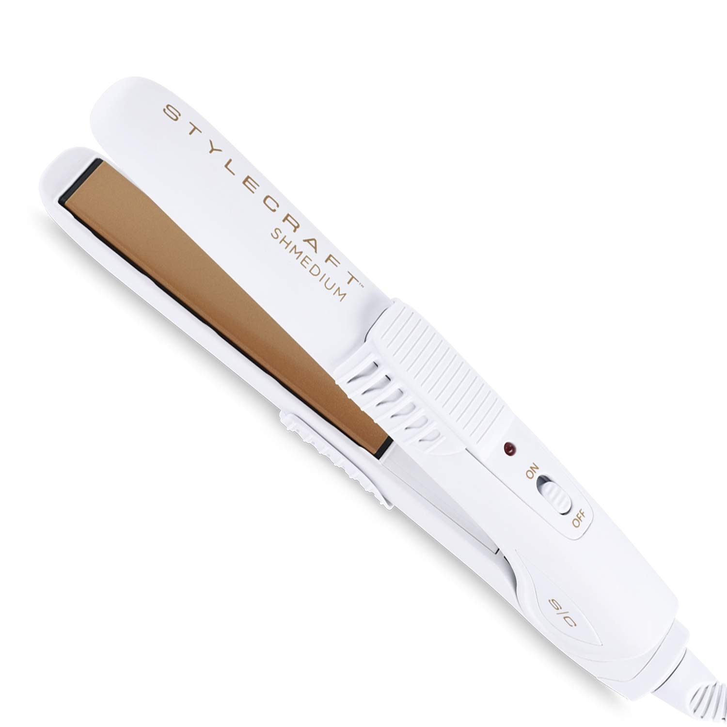 SHMEDIUM-PALM-SIZE PROFFESIONAL IRON WHITE