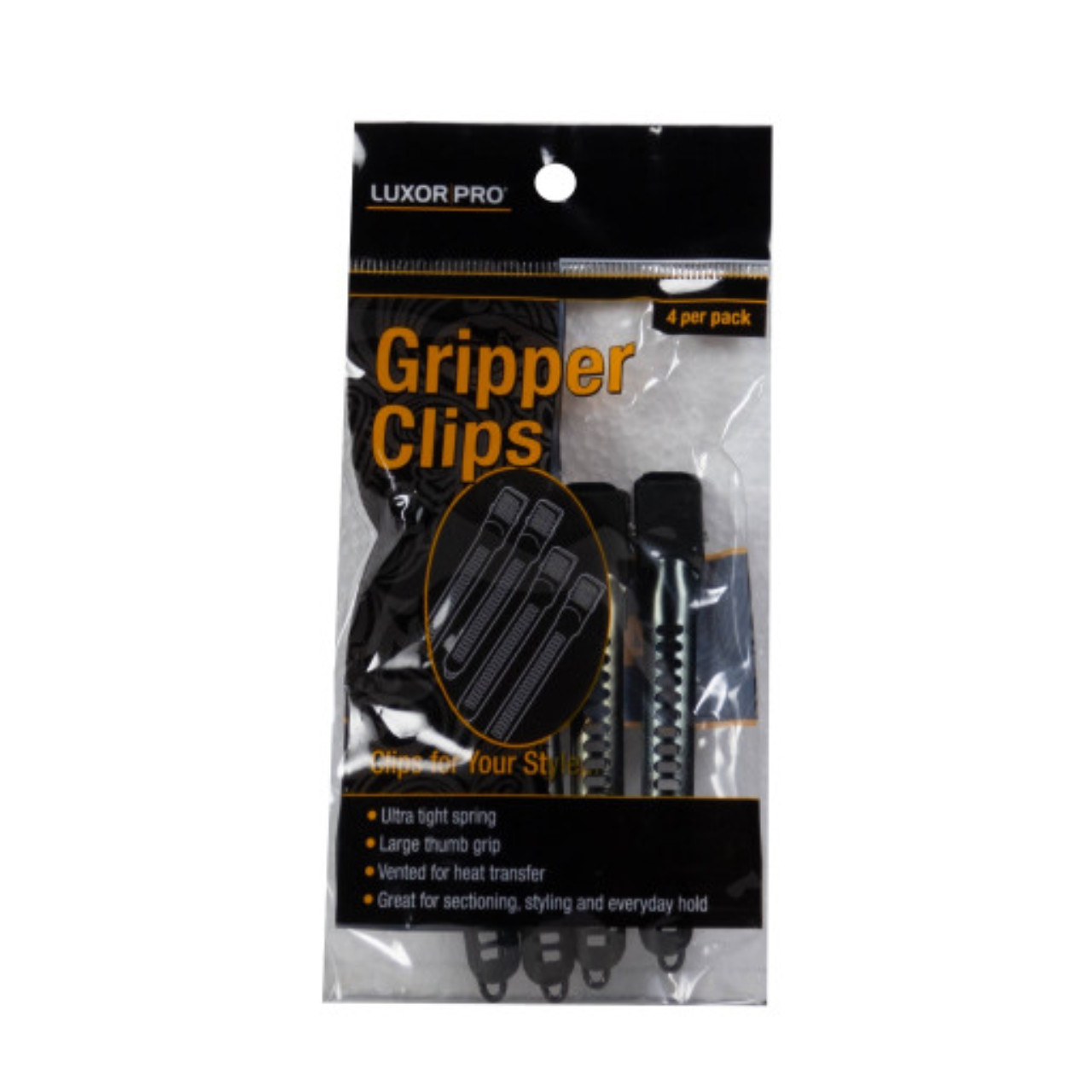 J & D GRIPPER CLIPS CONTROL FOR YOUR STYLE #5121G PK4