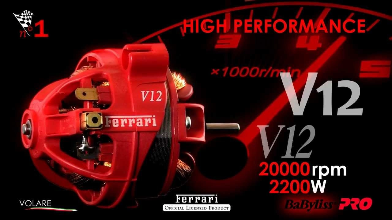 BABYLISS PRO VI VOLARE FERRARI FULL BLACK BFV1