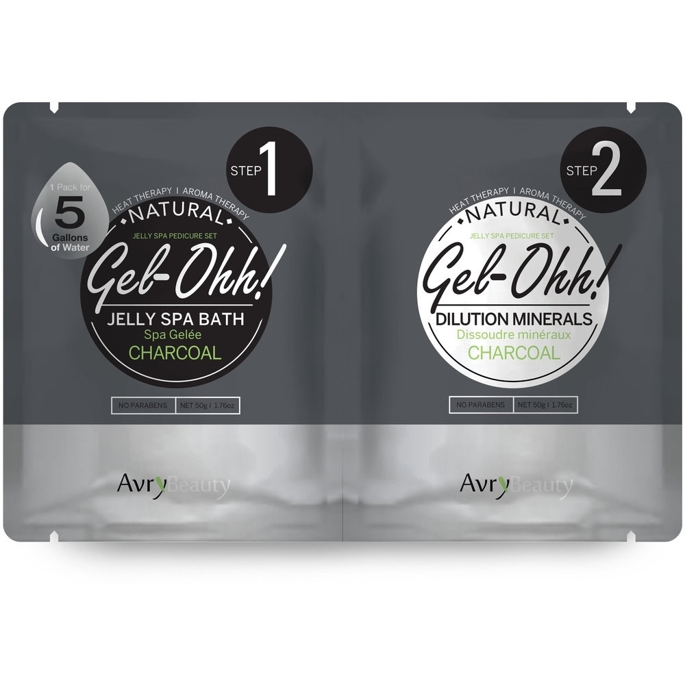 ARVY BEAUTY GEL-OHH! JELLY SPA BATH CHARCOAL #1 Y #2
