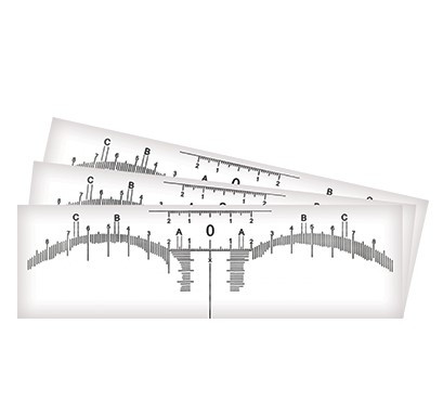 EYEBROW RULER STICK P50 FSC709