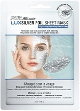 SATIN SMOOTH LUX SILVER FOIL SHEET MASK 1 OZ