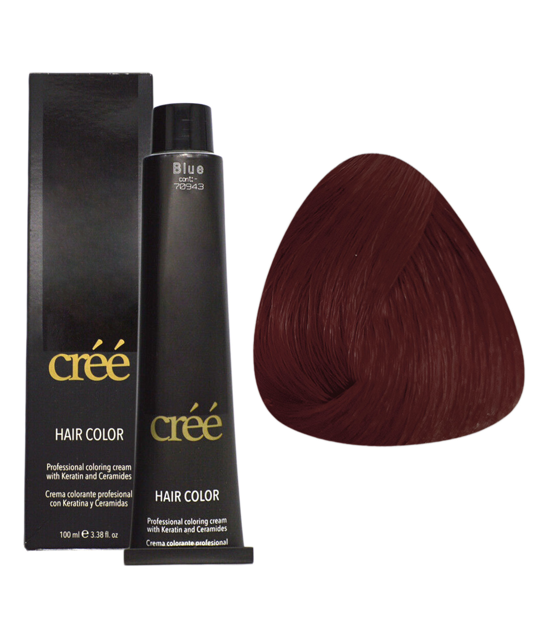 CREE TINTE 5.62 CASTAÑO CLARO ROJO IRISADO