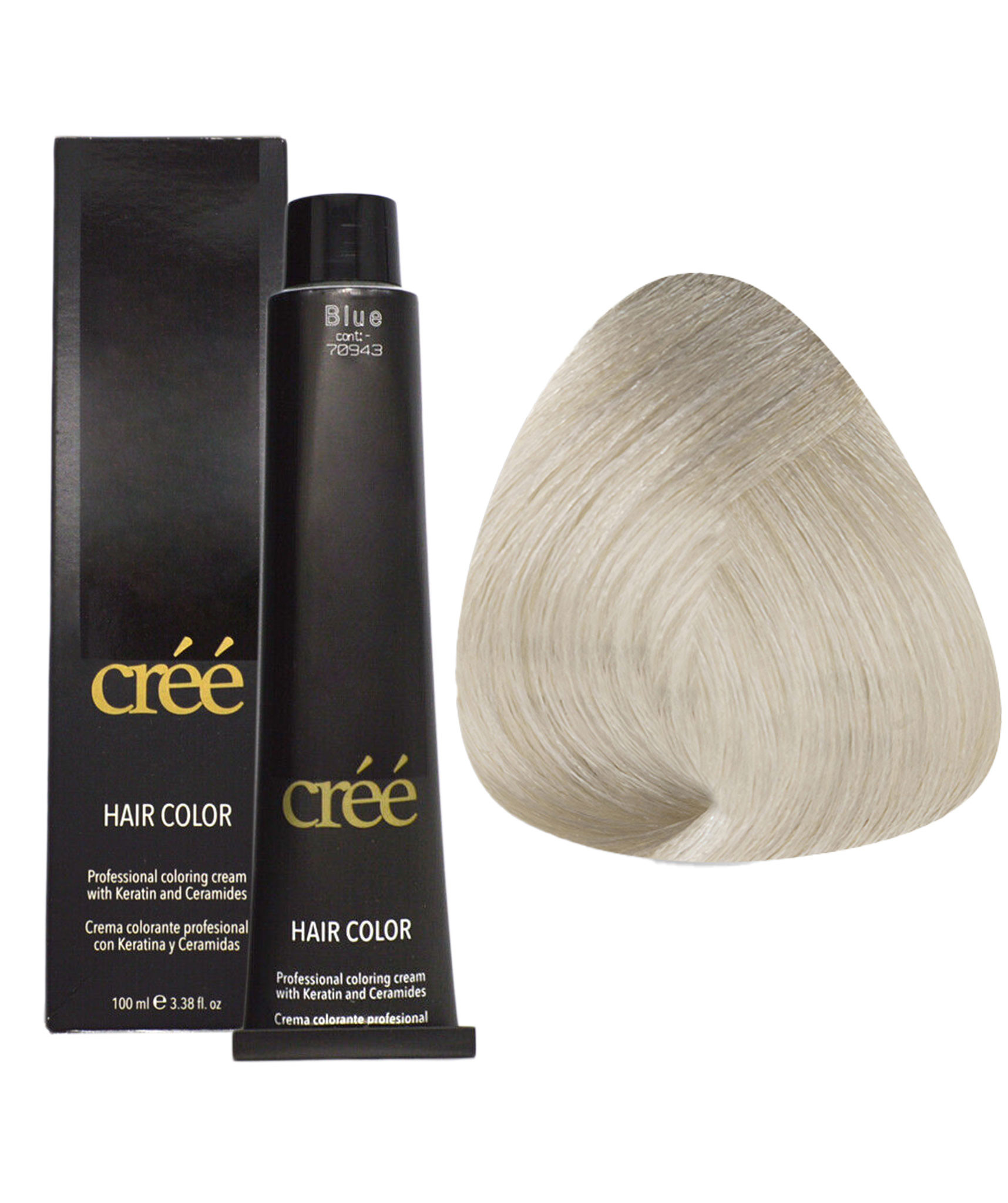 CREE TINTE CON KERATINA 912 SILVER SUPER LIGHT BLONDE 3.38OZ