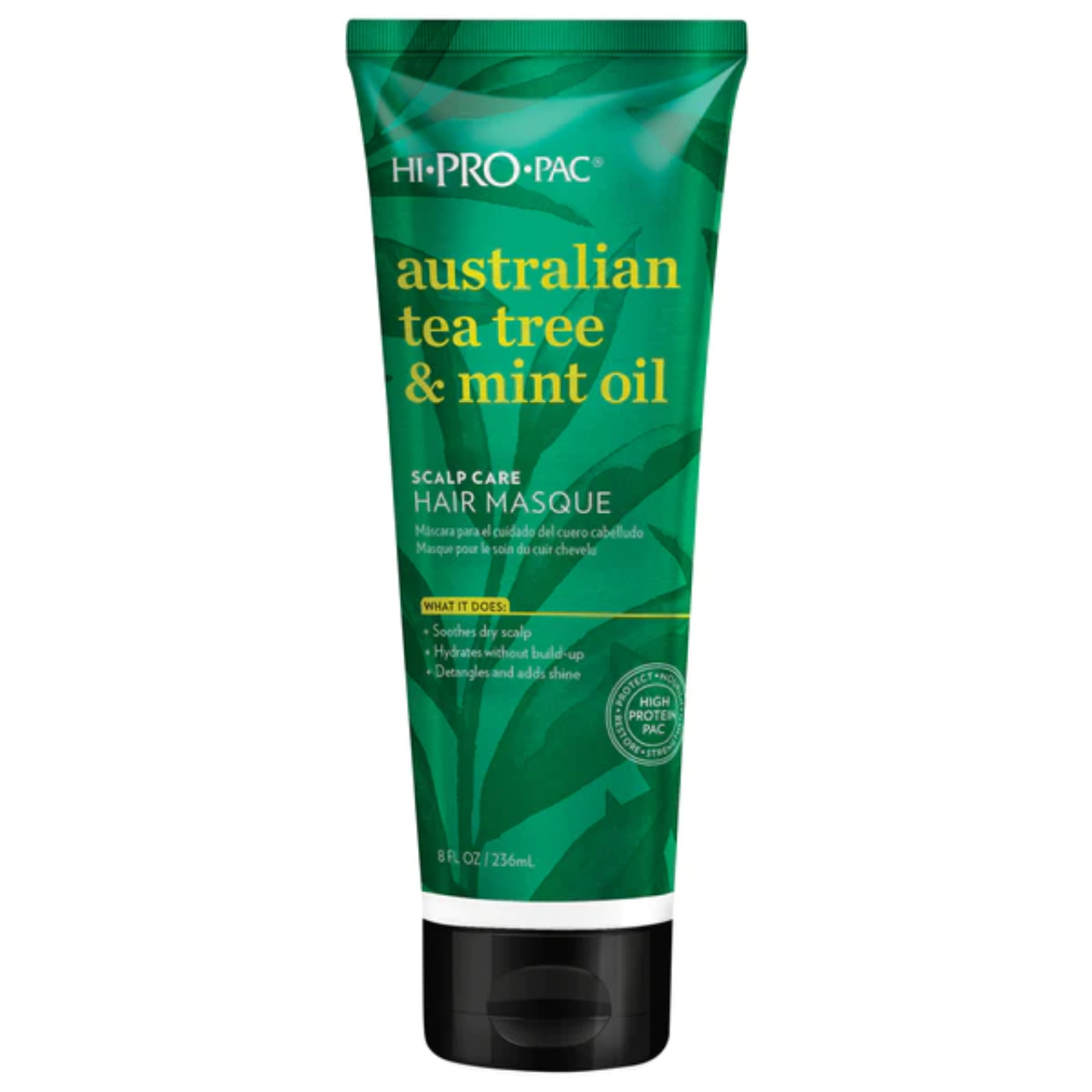 AUSTRIAN TEA TREE & MINT OIL SCALP HAIR MÁSQUE  SOOTHES DRY SCALP HYDRATES WITHOUT BUILD-UP DETANGLES AND ADDS SHINE 8 OZ
