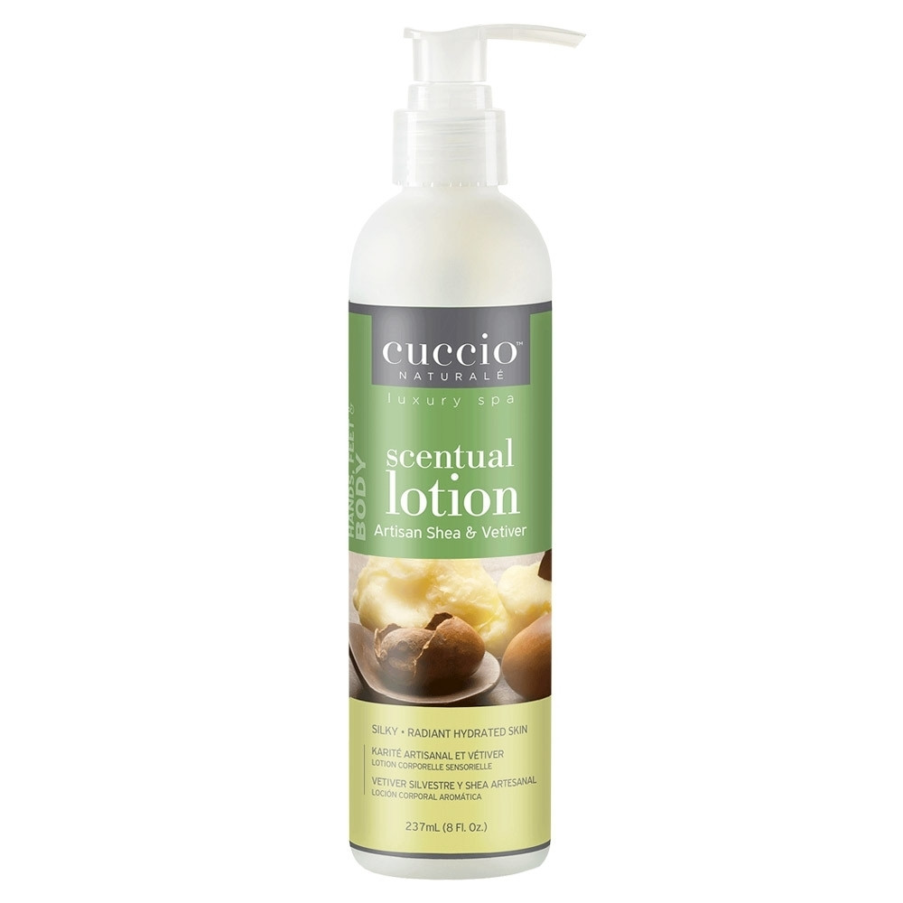 CUCCIO NATURALE LUXURY SPA SENSUAL LOTION ARTISAN SHEA & VETIVER 8 OZ