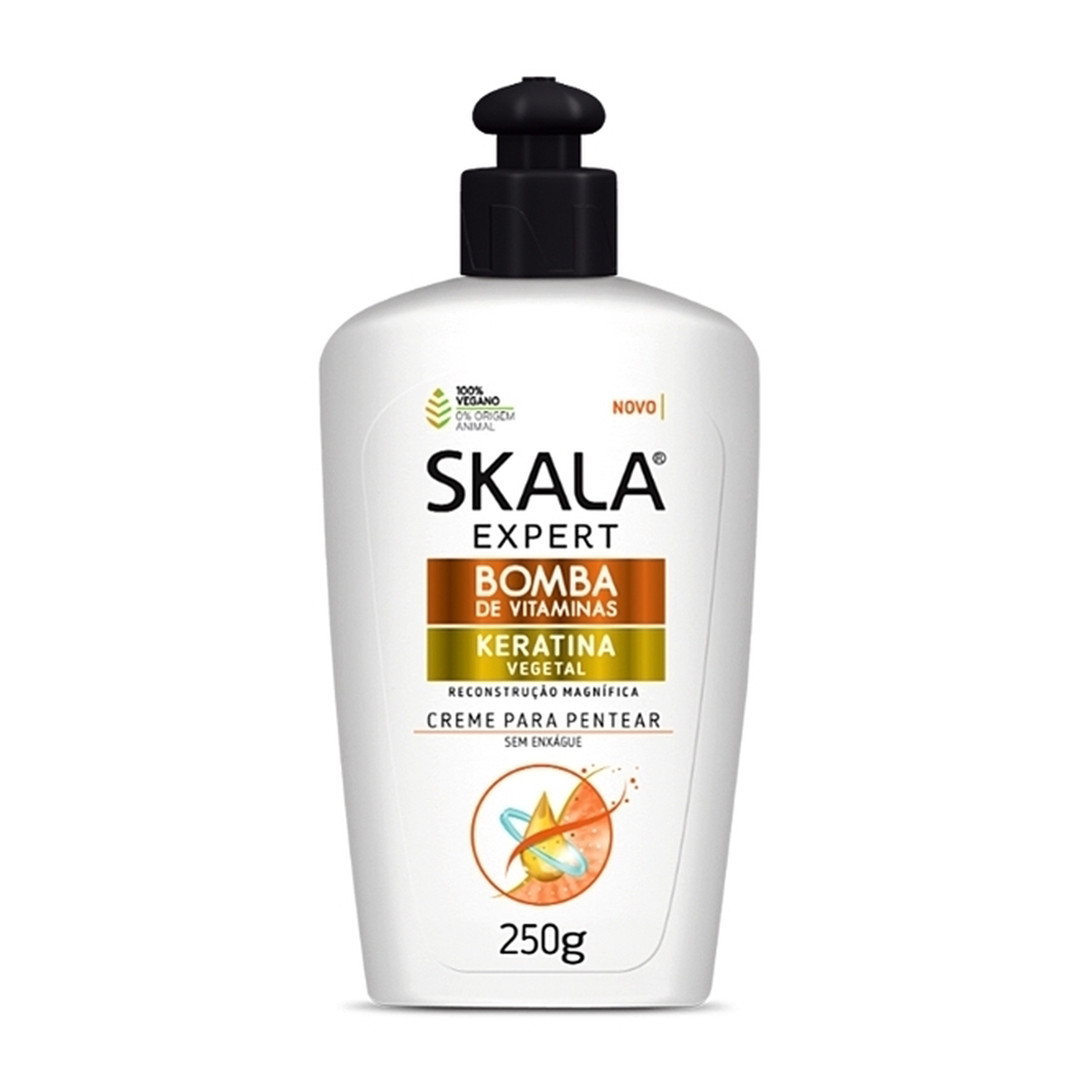 SKALA EXPERT CREMA PARA PEINAR KERATINA VEGETAL 8 OZ