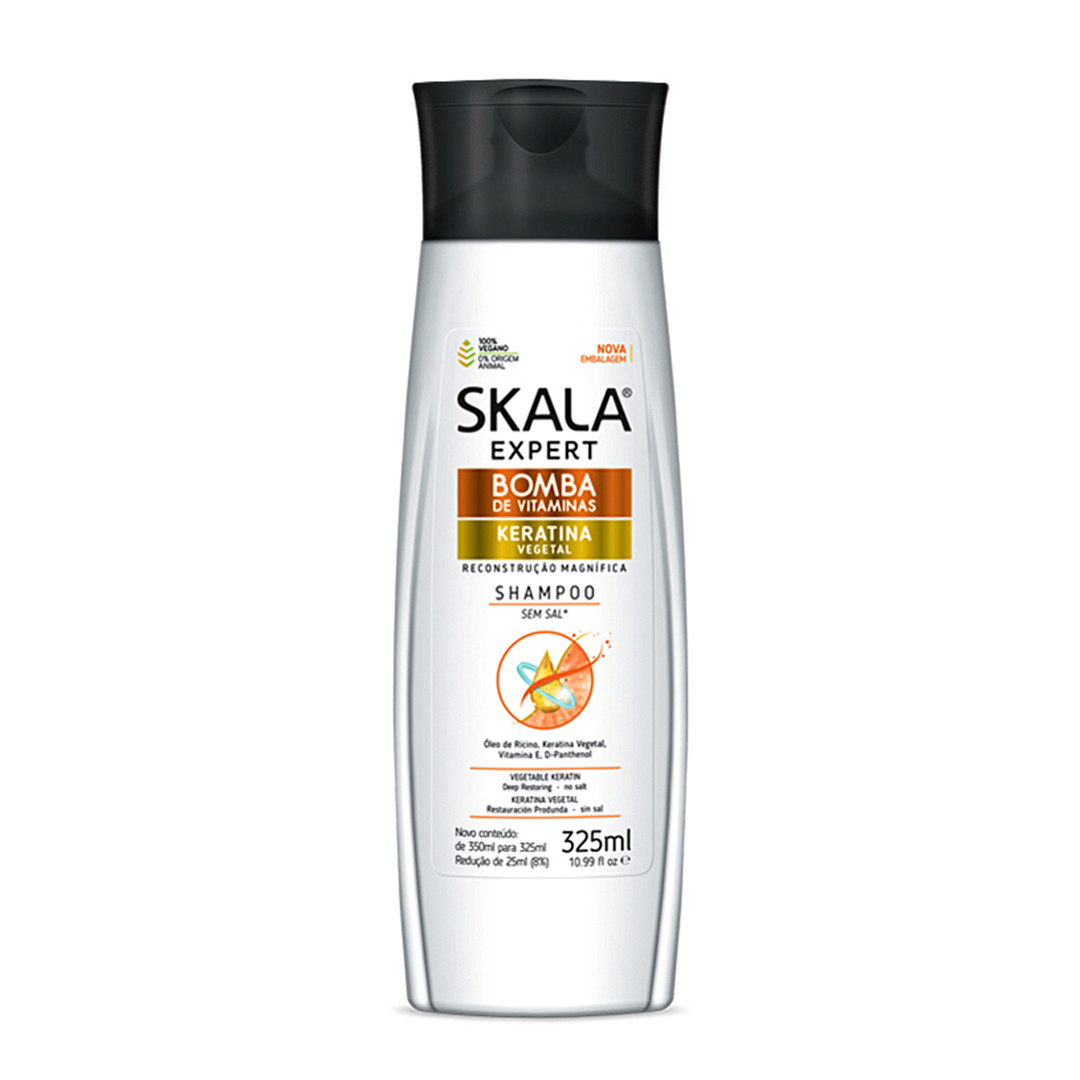SKALA EXPERT CHAMPÚ BOMBA DE VITAMINAS KERATINA VEGETAL 10 OZ