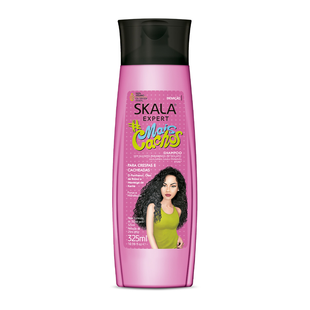 SKALA EXPERT CHAMPÚ MAIS CACHOS 10 OZ