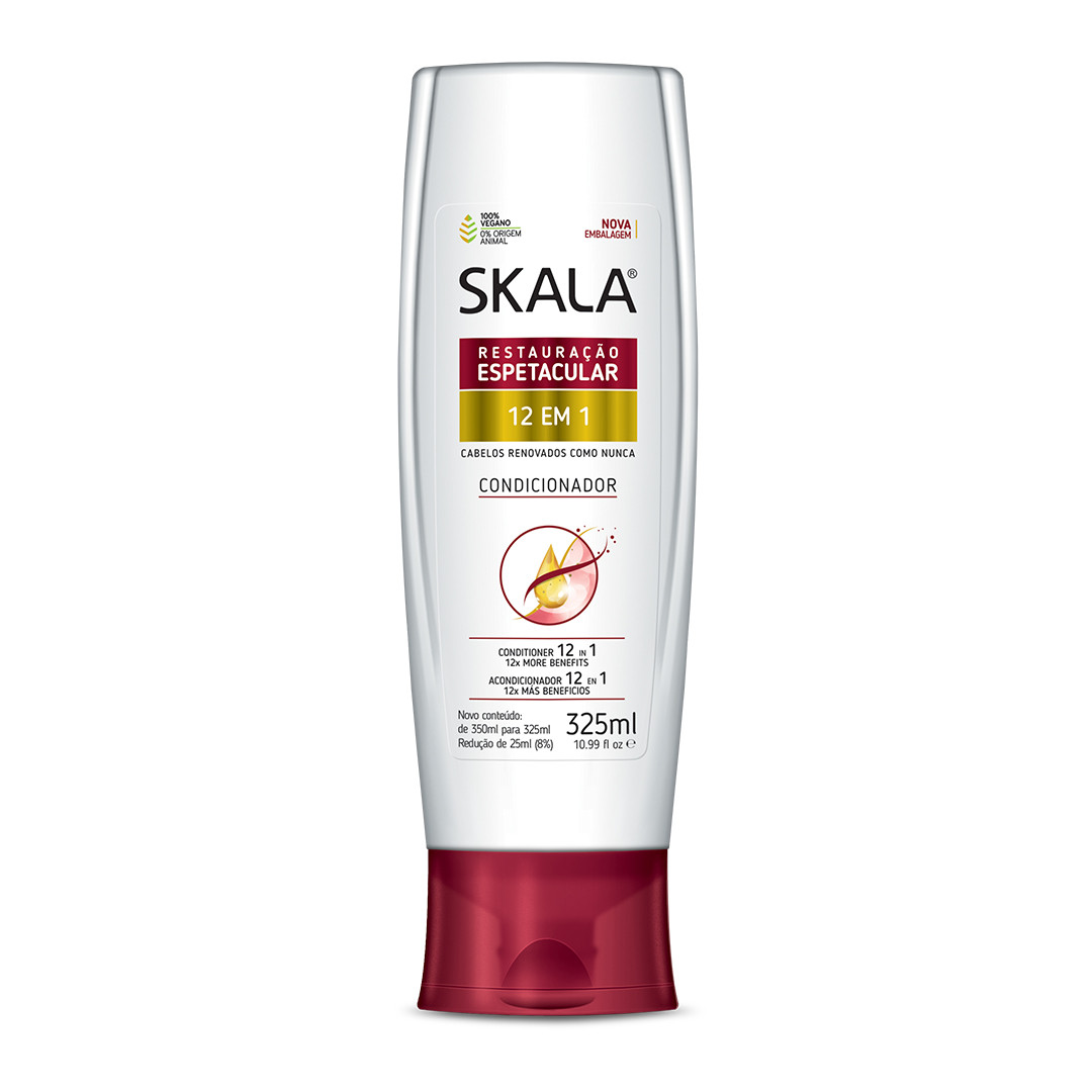 SKALA ACONDICIONADOR RESTAURACIÓN ESPECTACULAR 12 EN 1 10 OZ