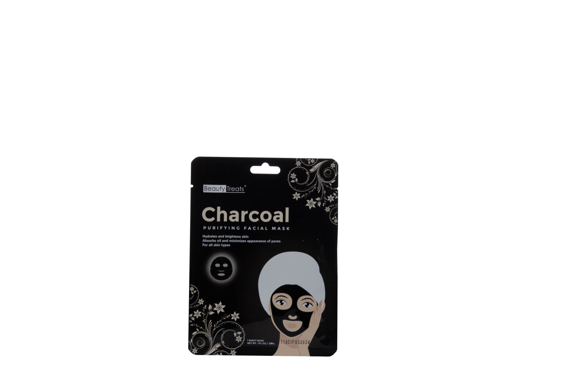 BEAUTY TREATS MASK CHARCOAL PURIFYING