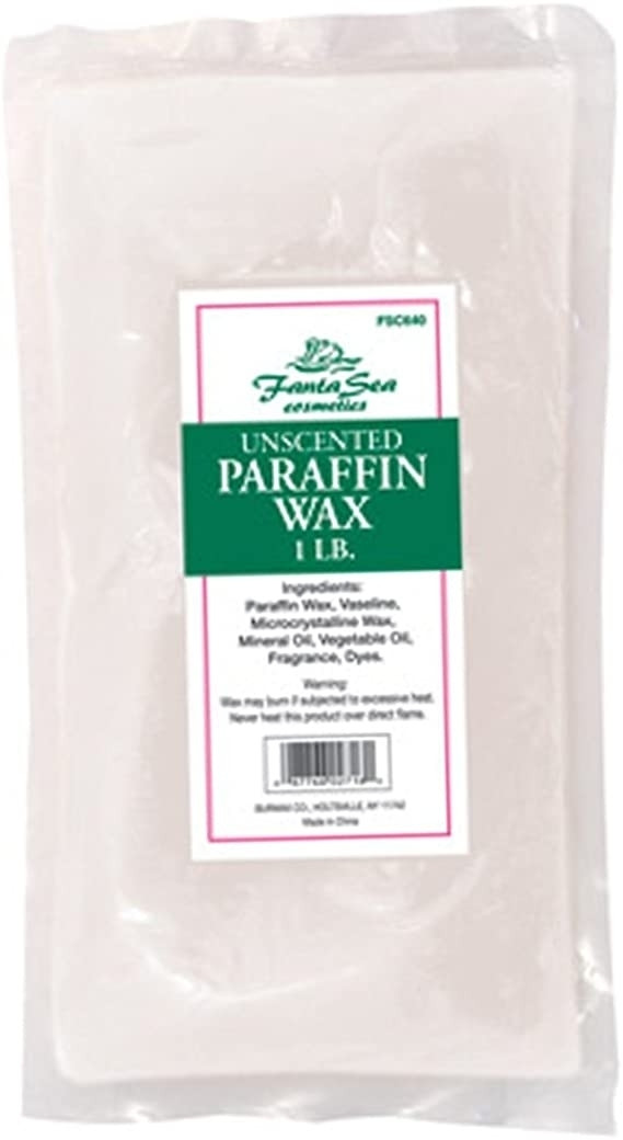 FANTASEA COSMETICA UNSCENTED PARAFINA WAX 1LB FSC640