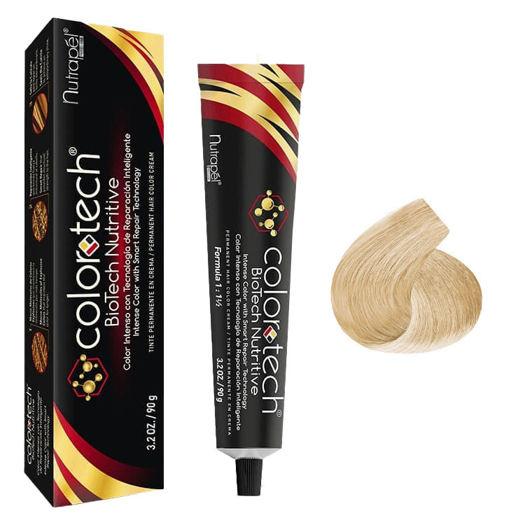 TINTE COLORTECH 10 RUBIO EXTRA CLARO 4 OZ