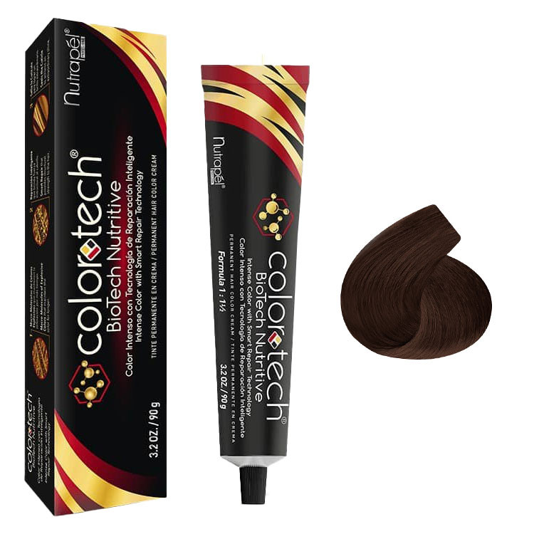 NUTRAPEL COLORTECH TINTE 
6.23 RUBIO OSCURO NACARADO DORADO 3.2 OZ