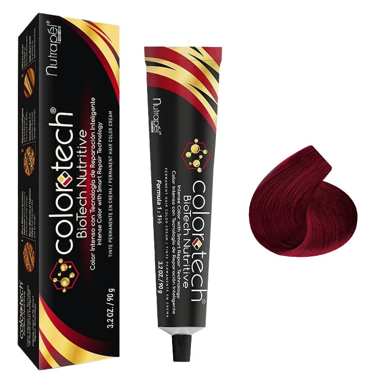 NUTRAPEL COLORTECH TINTE 8.6 RUBIO CLARO ROJIZO 3.2 OZ