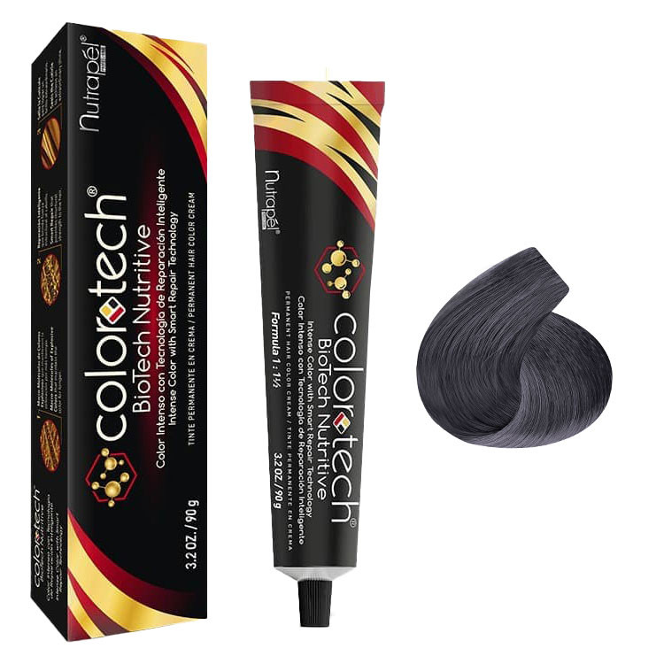 NUTRAPEL COLORTECH TINTE C7.11 RUBIO CENIZO INTENSO
3.2 OZ