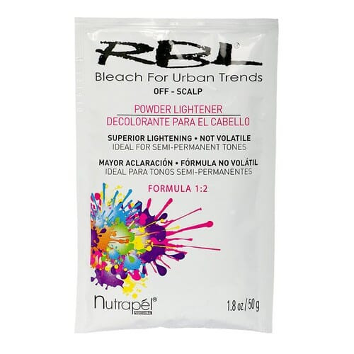 RBL BLEACH FOR URBAN TRENDS POWDER LIGHTENER OFF-SCALP FORMULA 1:3 PLEASANT AROMA WHITE 1.8 OZ
