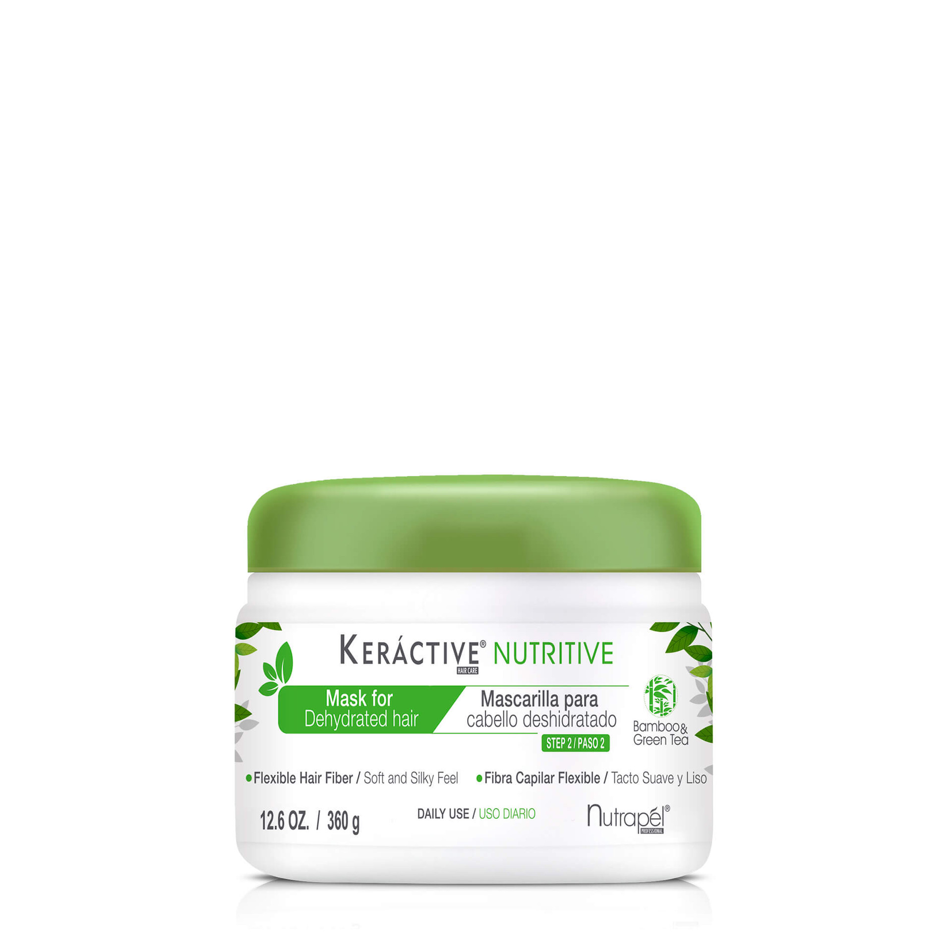 NUTRAPEL KERACTIVE NUTRITIVE MASCARILLA PARA CABELLO DESHIDRATADO 12.6 OZ