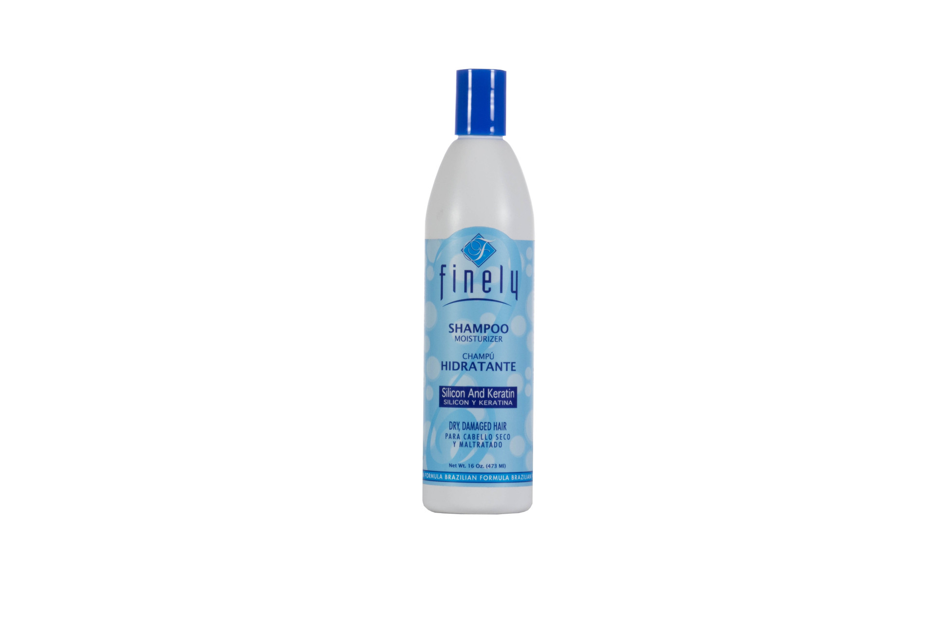 FINALY SHAMPOO DE SILICON Y KERATINA 16 OZ