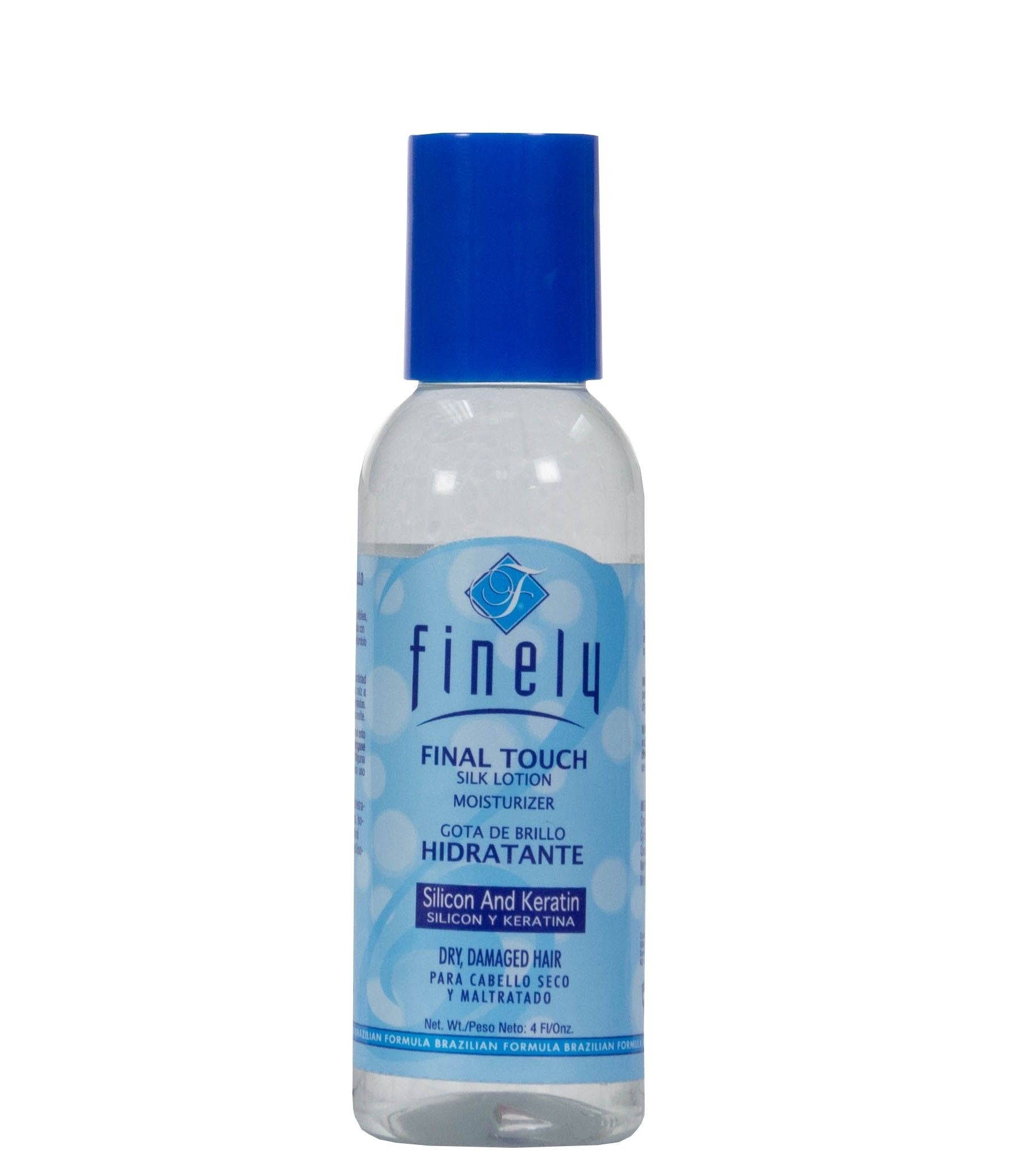FINELY GOTAS DE SILICON Y KERATINA 4 OZ