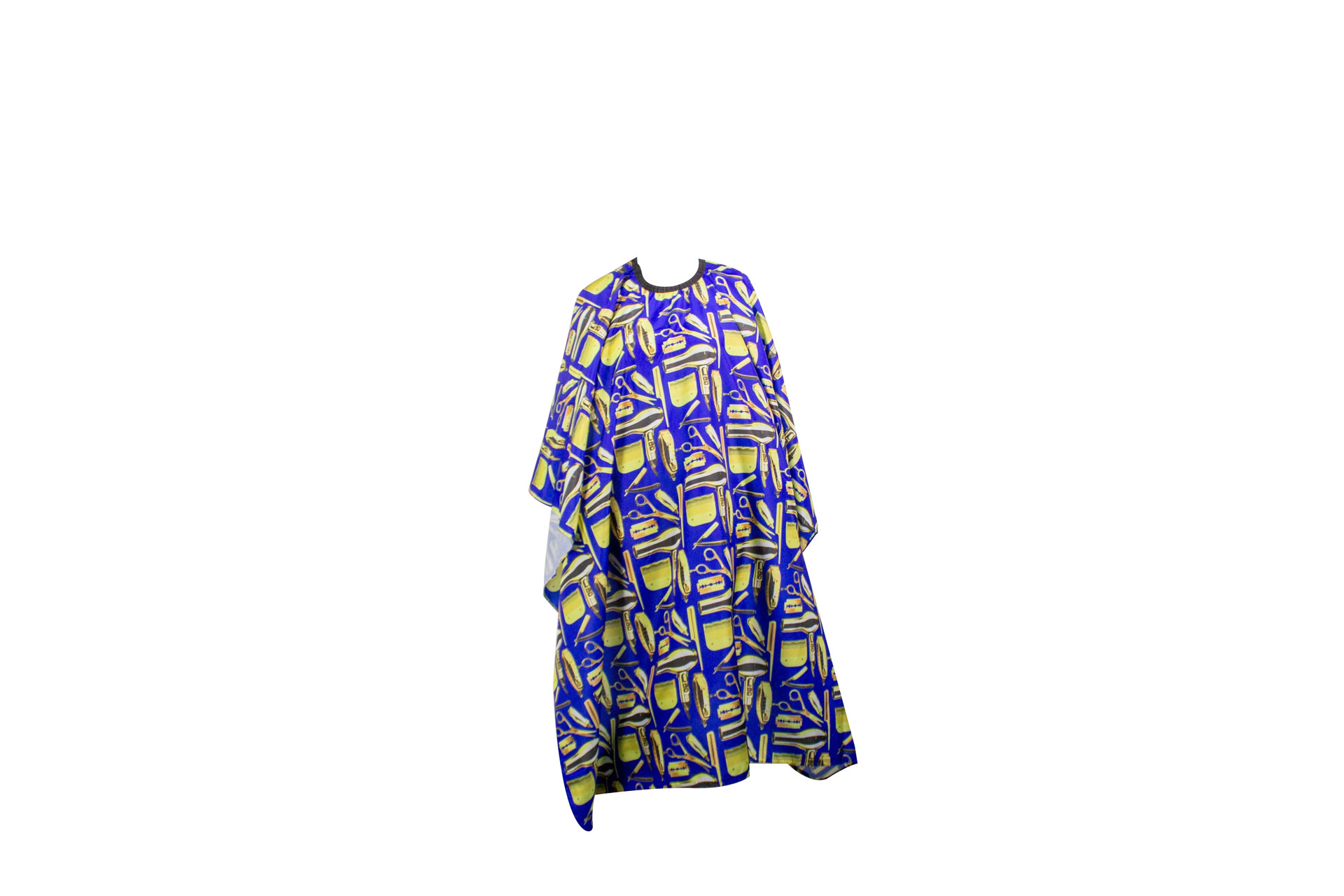 CAPA CORTE BARBERO POLYESTER AZUL