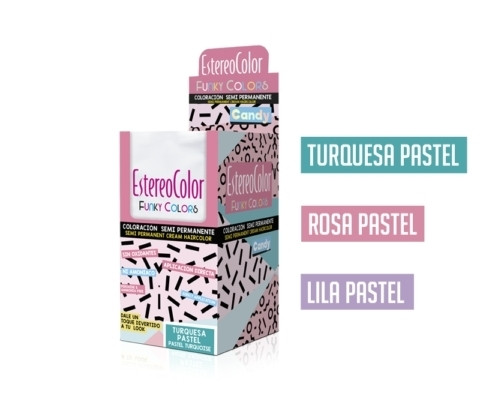 ESTEREO COLOR FUNKY PASTEL LILA 47GRM