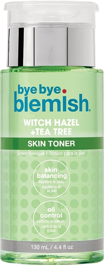 BYE BYE BLEMISH TONER HAZEL+TEA TREE 4.4OZ