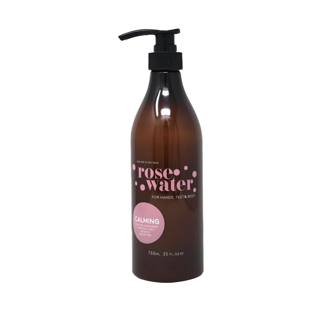 ROSE WATER FOR HAND, FEET & BODY CALMING CREAM 25 OZ