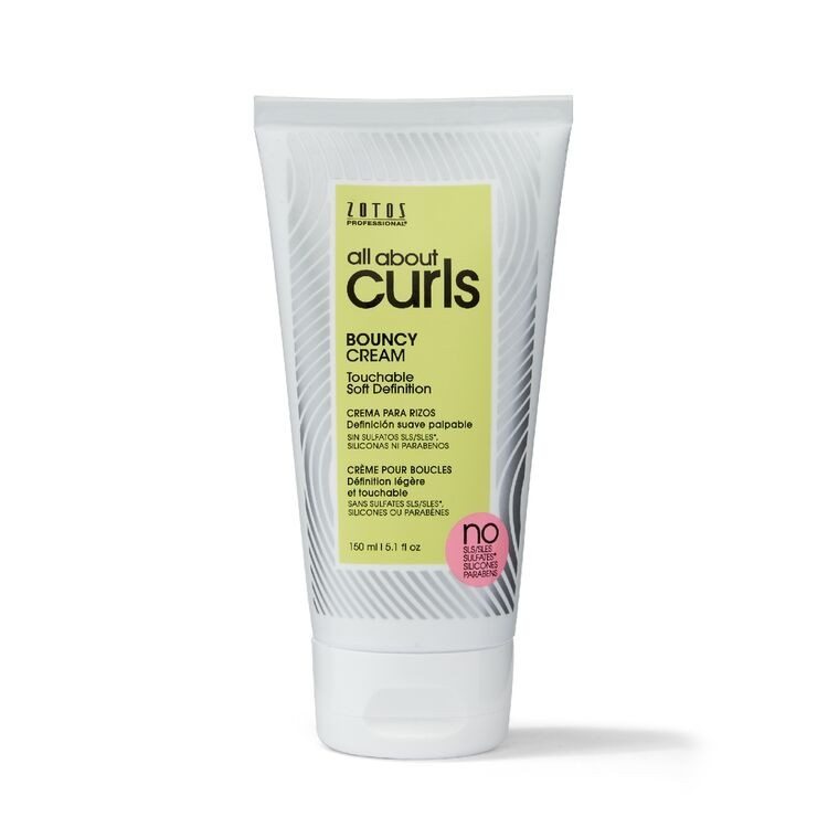 ZOTOS PROFESSIONAL ALL ABOUT CURLS BOUNCY CREAM TOUCHABLE SOFT DEFINITION 5.1 OZ