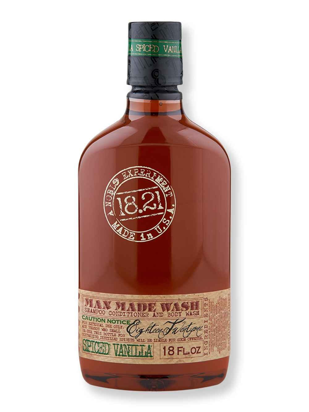 1821 MAN MADE SHAMPOO AND BODY WASH SPICED VAINILLA 18OZ