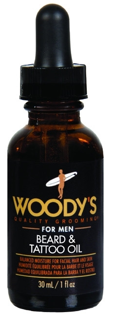 WOODY'S QUALITY GROOMING FOR MEN BEARD & TATTOO OIL 1 OZ
