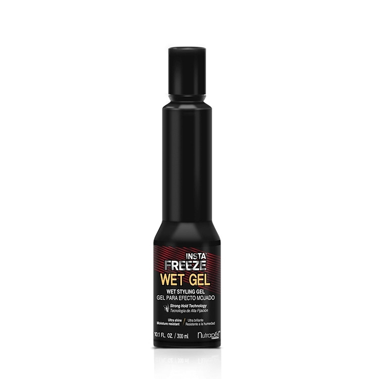 NUTRAPEL PROFESSIONAL INSTA FREEZE WET STRONG HOLD TECHNOLOGY GEL STYLING GEL 10 OZ